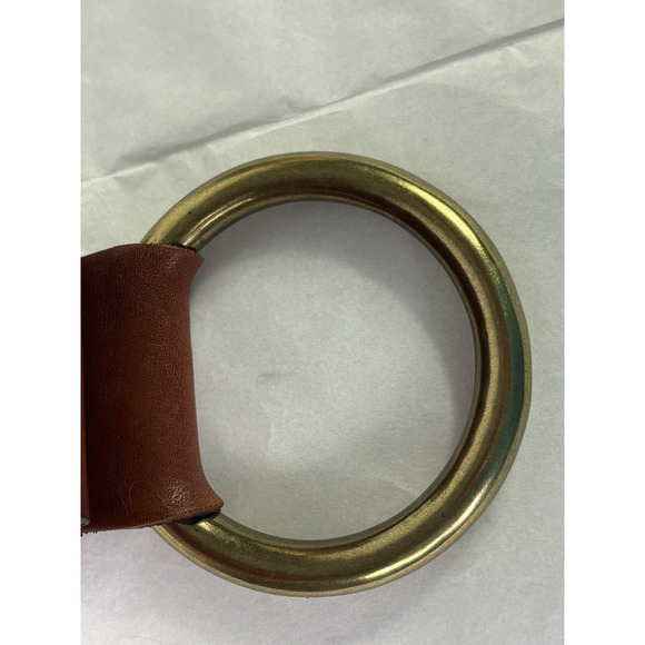 Land’s End Womens Size Large 33" - 36" Genuine Leather Boho Hippie Belt - Picture 3 of 16